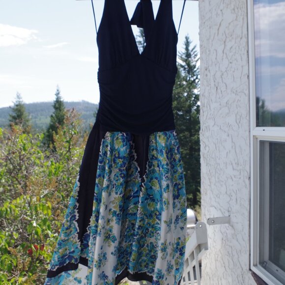 Beautiful Wishes Floral Dress With Halter Top - Picture 1 of 9